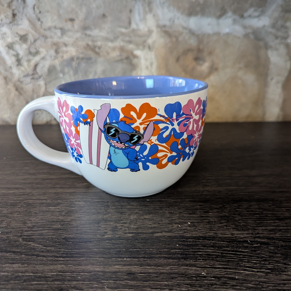Stitch Floral Coffee Mug